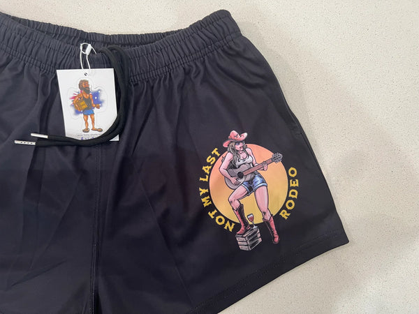 AFS "COWGIRL" Footy Shorts (With Pockets)