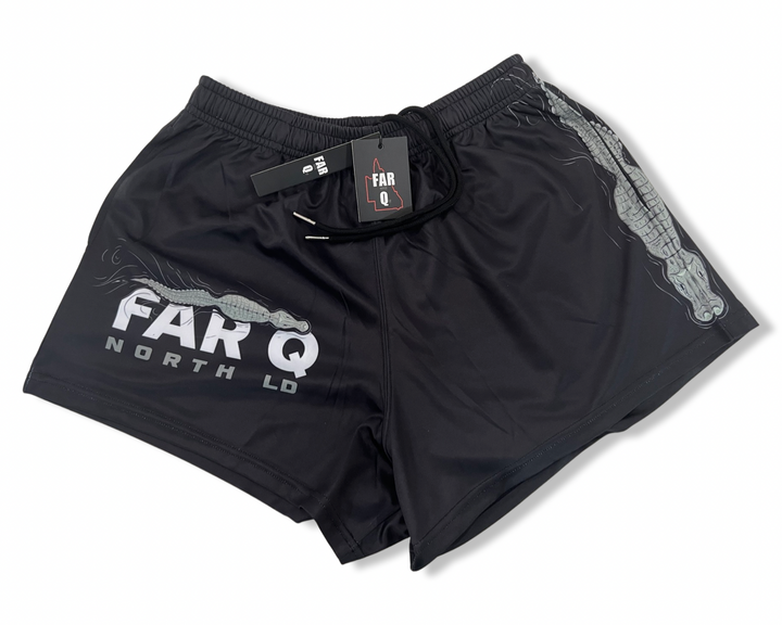 FARQ "Far North QLD" - Footy Shorts Crocodile With Pockets