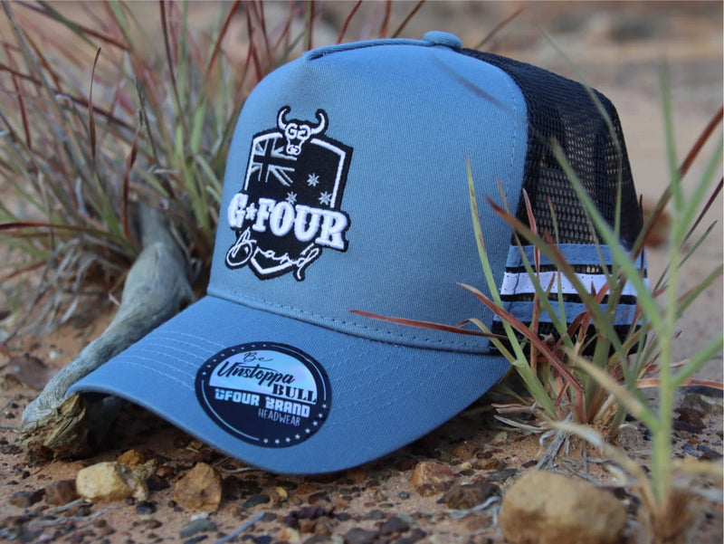 GFour Tablelands - Slate Blue Deep Fit Trucker