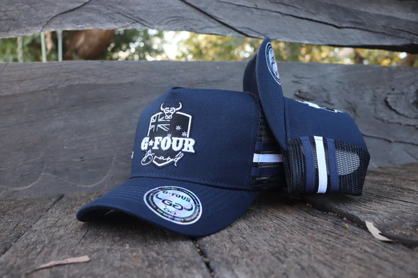 GFour “TABLELANDS” - Navy/Black Deep Fit Trucker (Copy)