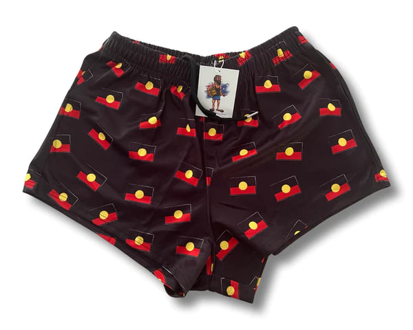 AFS "INDIGENOUS FLAGS" Footy Shorts (With Pockets) (Copy)