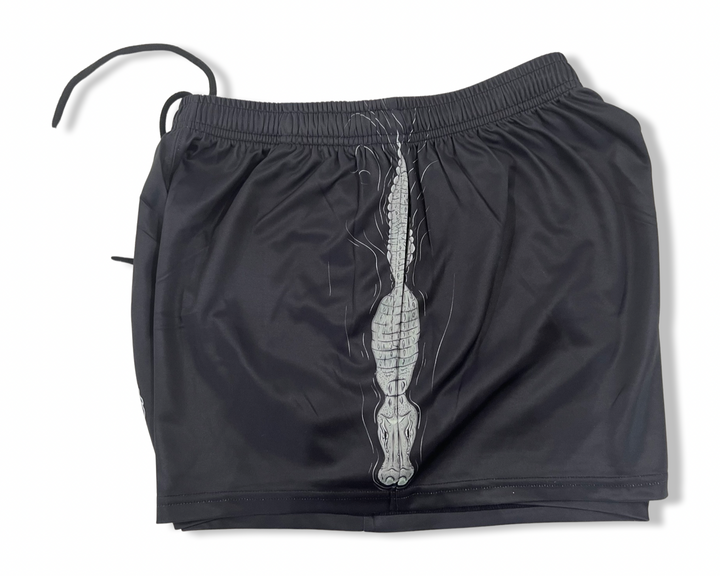 FARQ "Far North QLD" - Footy Shorts Crocodile With Pockets