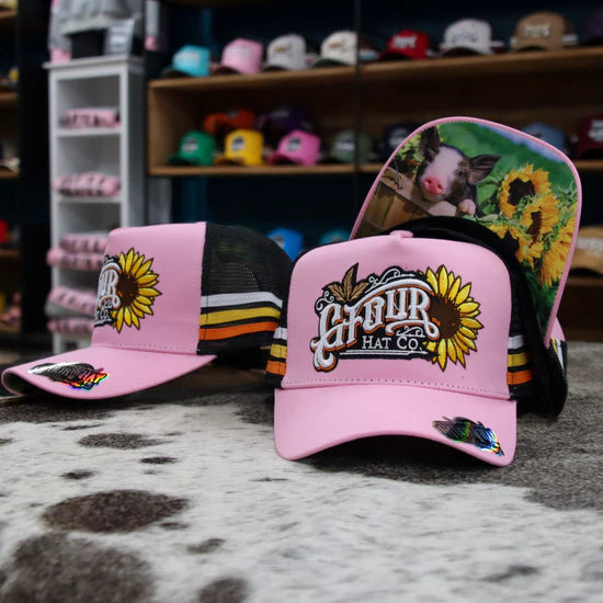 GFour “The Homestead” 2.0 - Pink Deep Fit Trucker