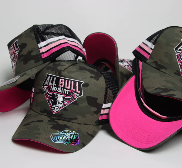 GFour “Obsessive Camo Disorder" - OCD 2.0 Pink/Pink Deep Fit Trucker