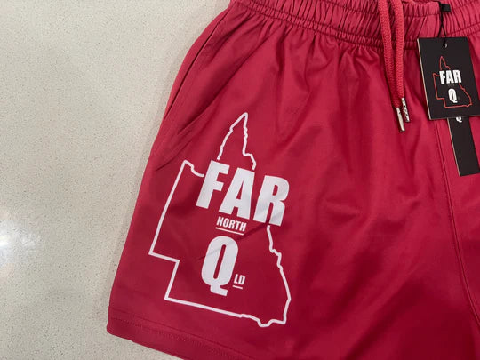 FARQ Footy Shorts - Frill Neck Lizard