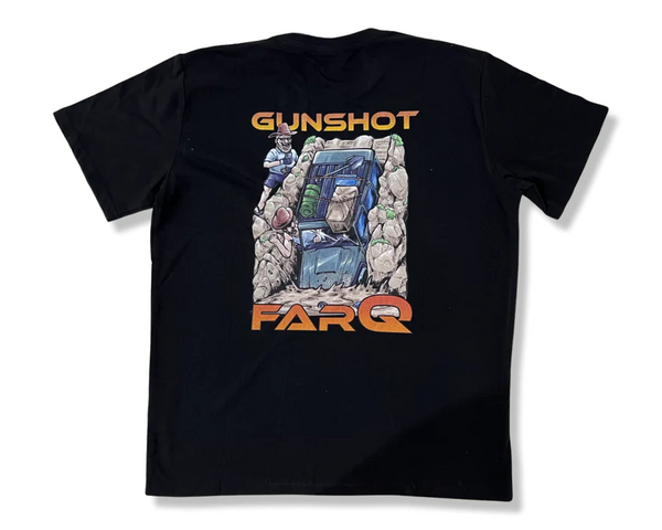 FARQ - T-Shirt - Gunshot - Black