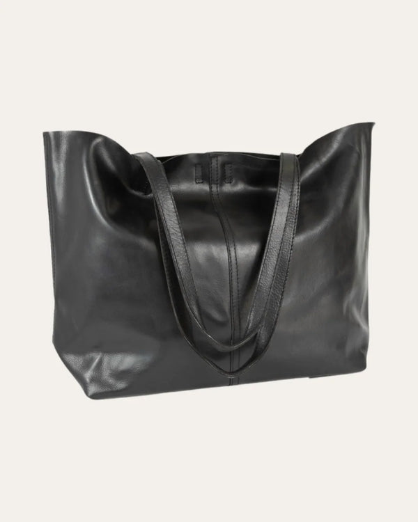 Bare Leather - London Tote / Black