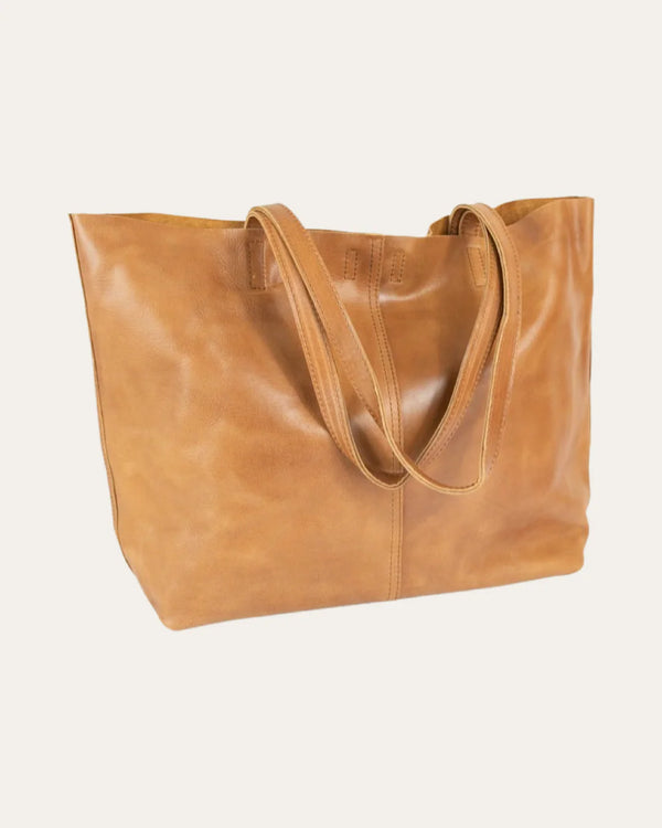 Bare Leather - London Tote / Camel
