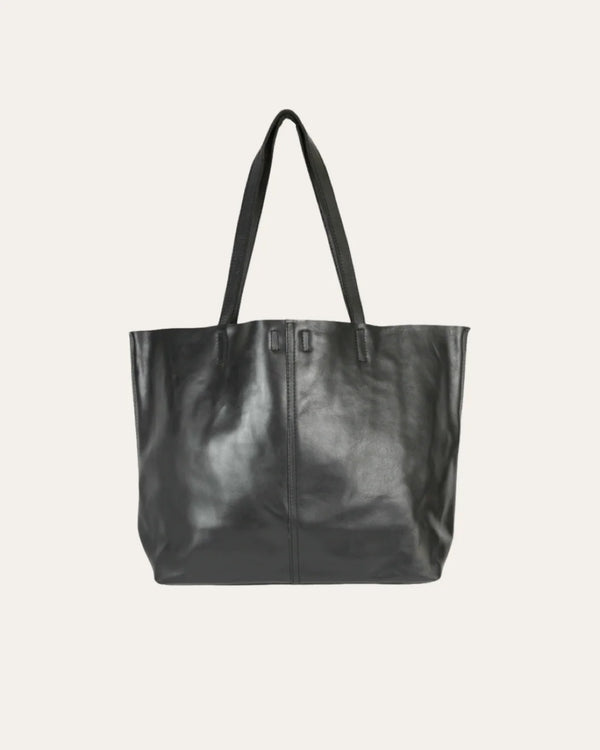 Bare Leather - London Tote / Black