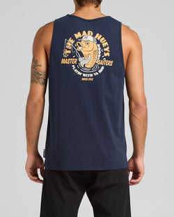 The Mad Hueys MASTER BAITERS | TANK - NAVY