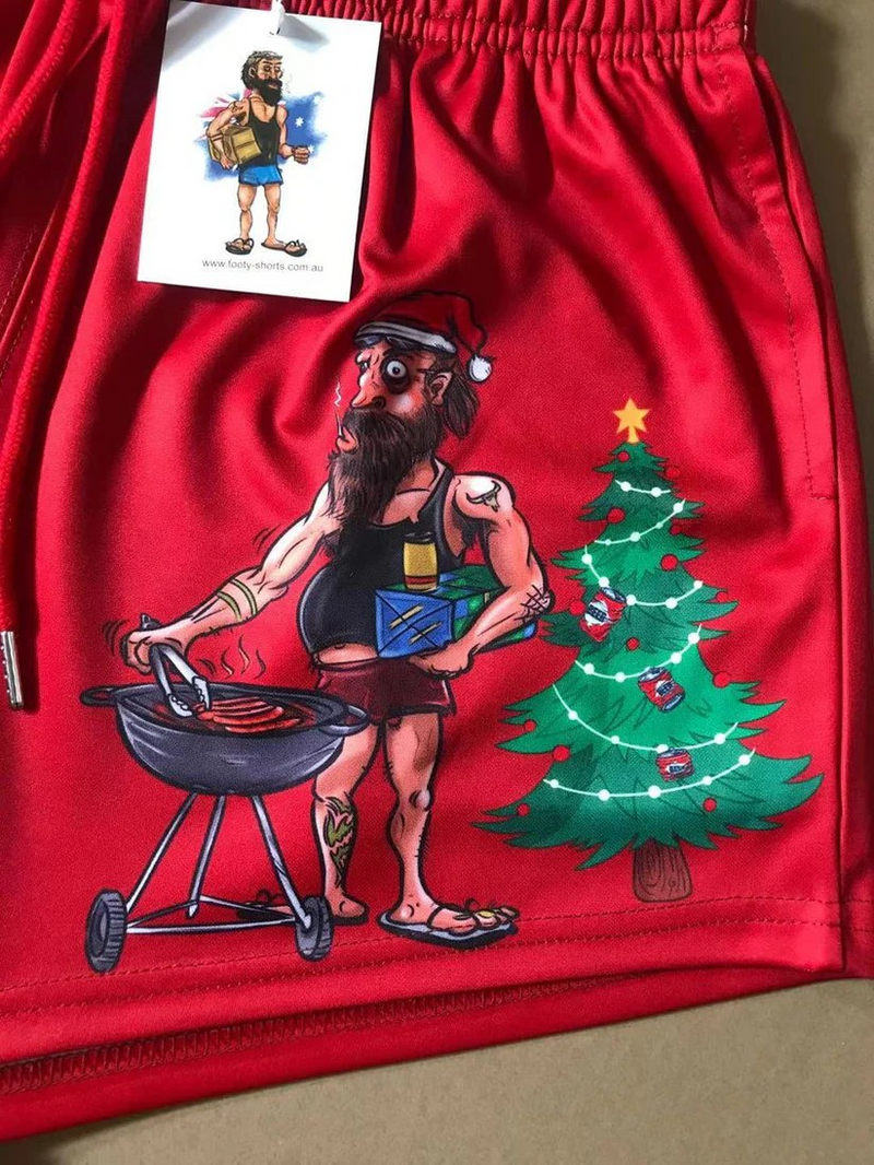 AFS "Christmas" Footy Shorts (With Pockets)