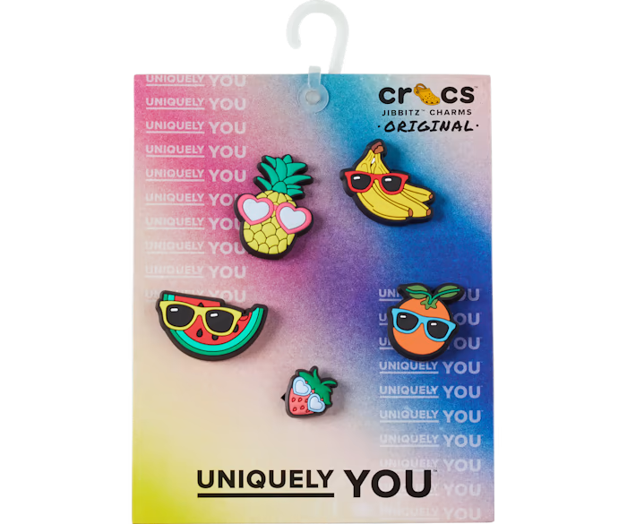 CROCS Jibbitz™ Shoe Charms - CUTE FRUIT WITH SUNNIES 5 PACK