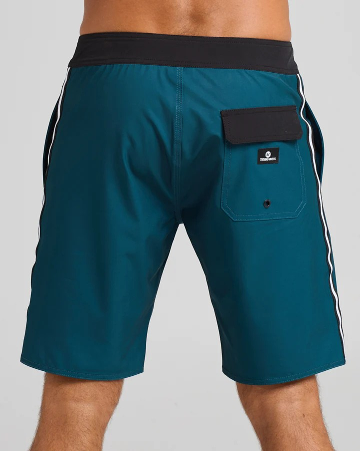 The Mad Hueys DROP IN | 20" BOARDSHORT - ATLANTIC