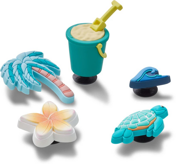 CROCS Jibbitz™ Shoe Charms - Beach Day 5 Pack