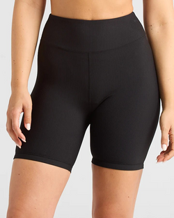 The Mad Hueys FIT HUEYS | WOMENS COMFY SHORT TIGHTS - BLACK