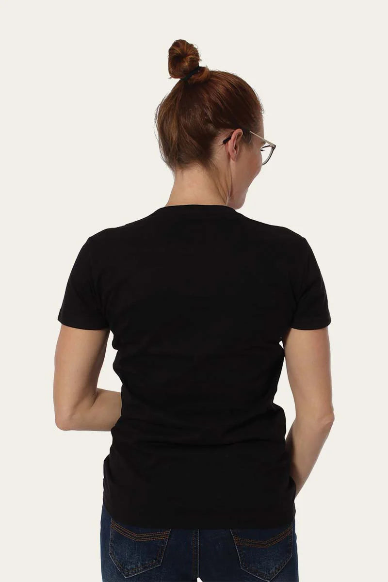RINGERS WESTERN - Kimberly Women's Pocket T-Shirt- Black