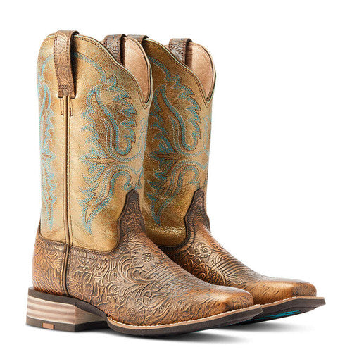 Ariat Women's Olena Boots- Bronze Age/Green Mile