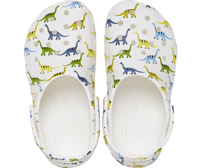 KIDS CLASSIC CHARACTER PRINT CLOG - Dinosaur