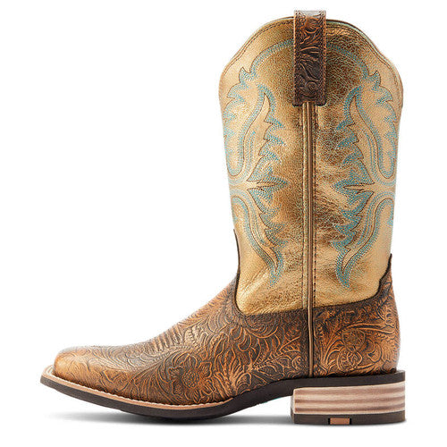 Ariat Women's Olena Boots- Bronze Age/Green Mile