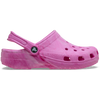 Kids Classic Watercolour Marbled Clog- Pink Swirl