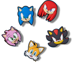 CROCS Jibbitz™ Shoe Charms SONIC THE HEDGEHOG 5 PACK