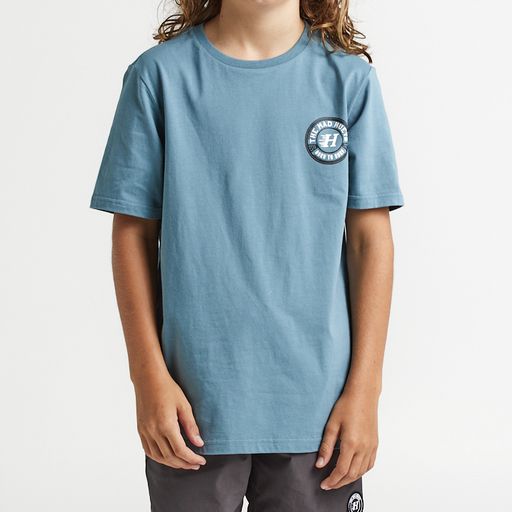 The Mad Hueys Surf Fish Youth SS Tee - Slate