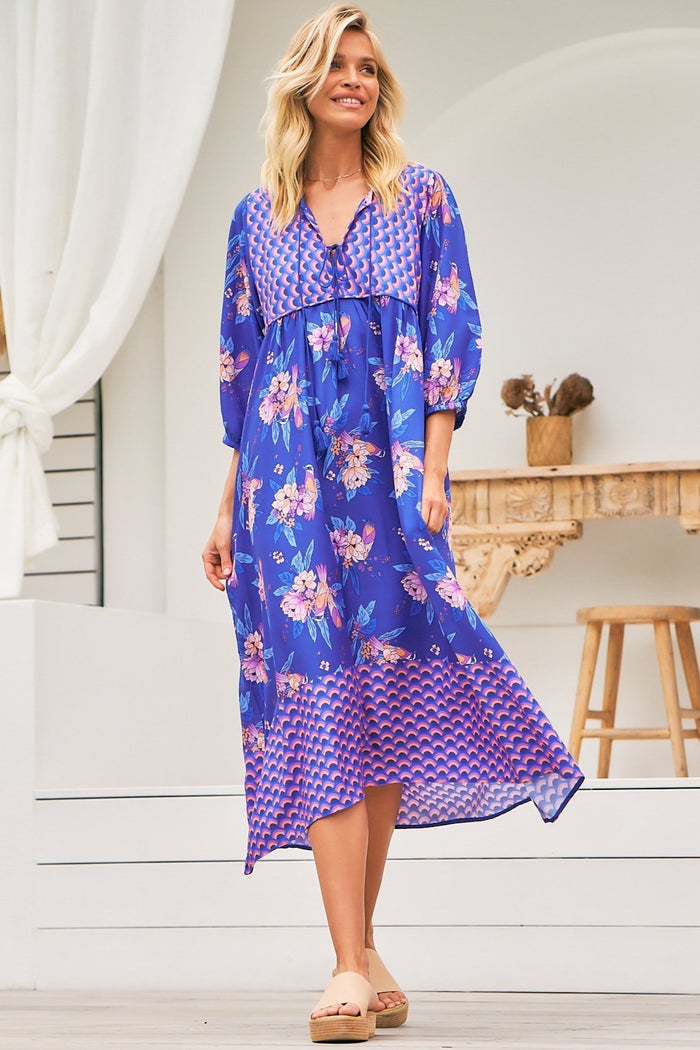 Jaase indigo 2024 maxi dress