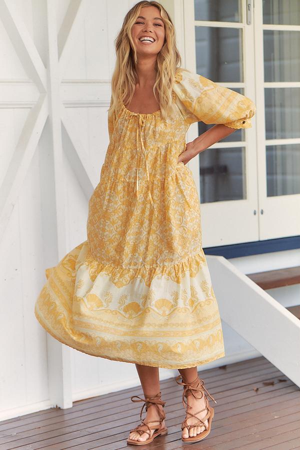 Sun And Sea Print Lotty Dress - JAASE