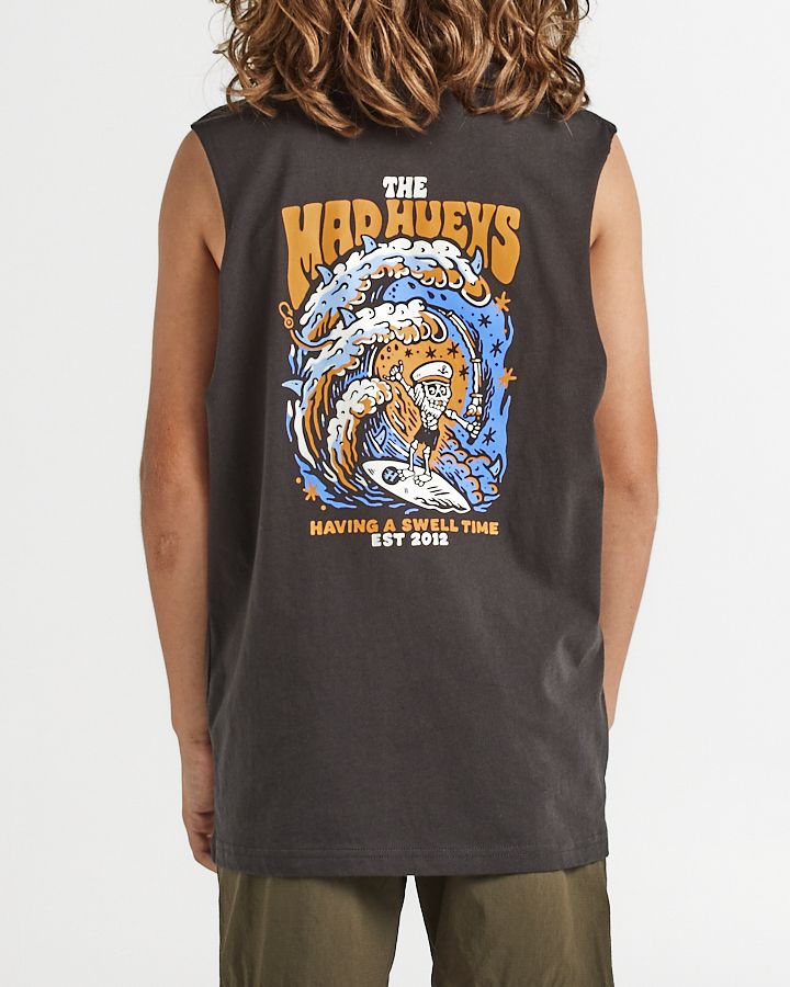 The Mad Hueys Having A Swell Time Youth Muscle - Vintage Black