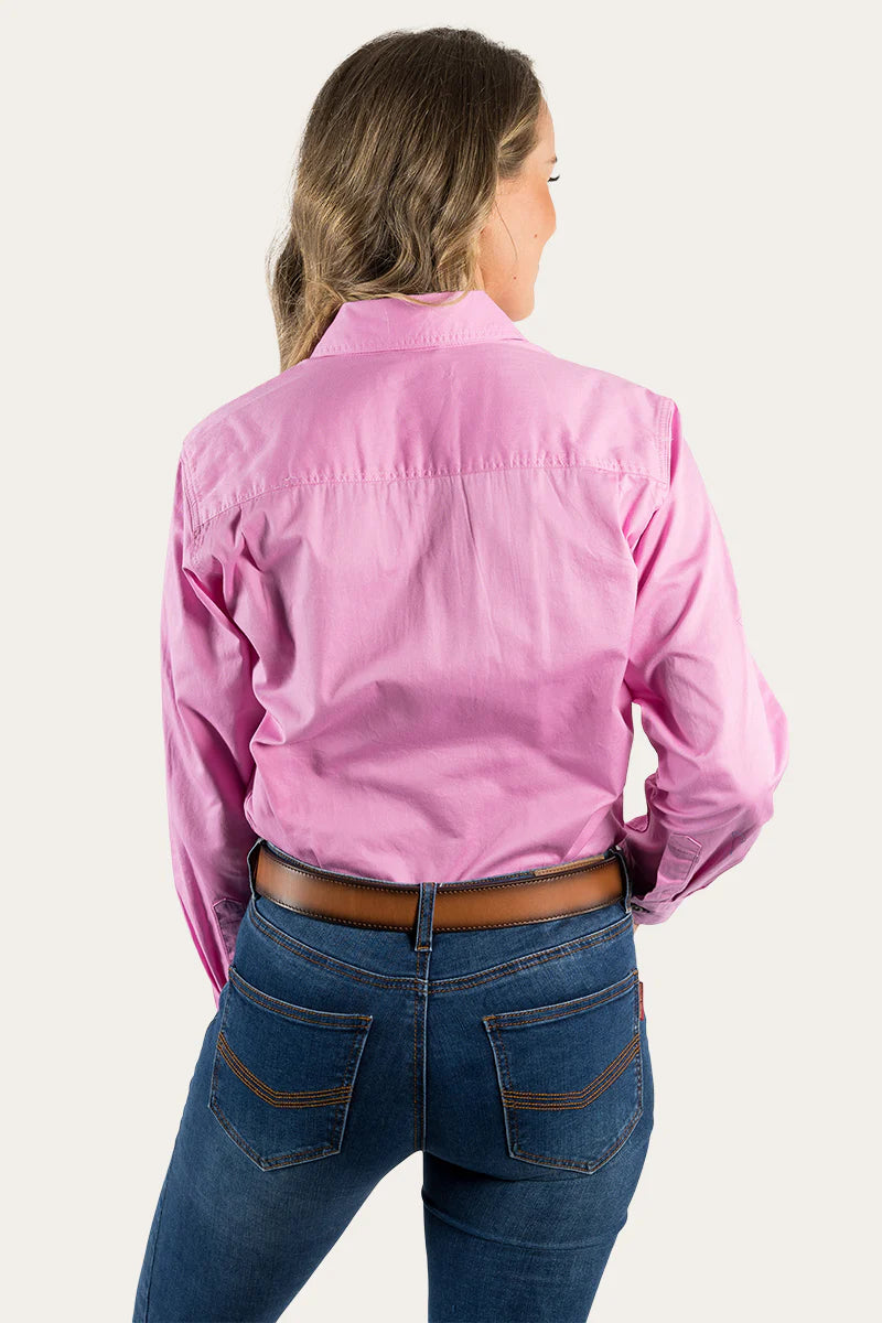 Pastel Pink - Women's Full button Ringers Western
