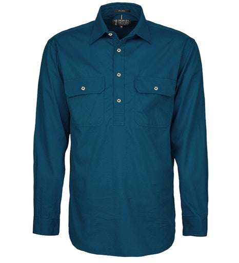 Pilbara Mens Half Button - Diesel