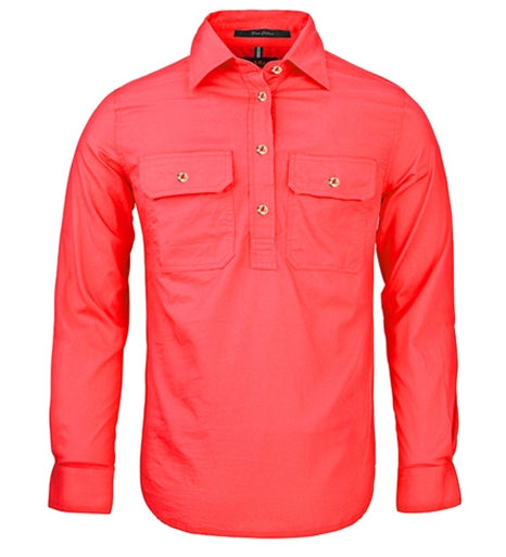 Watermelon - Women's Half Button Pilbara