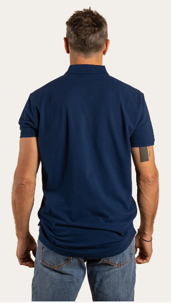 RINGERS WESTERN Essential Mens Polo-Navy