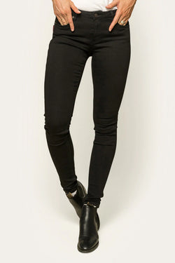 RINGERS WESTERN Sophie Mid Rise Skinny Leg Jeans - Black