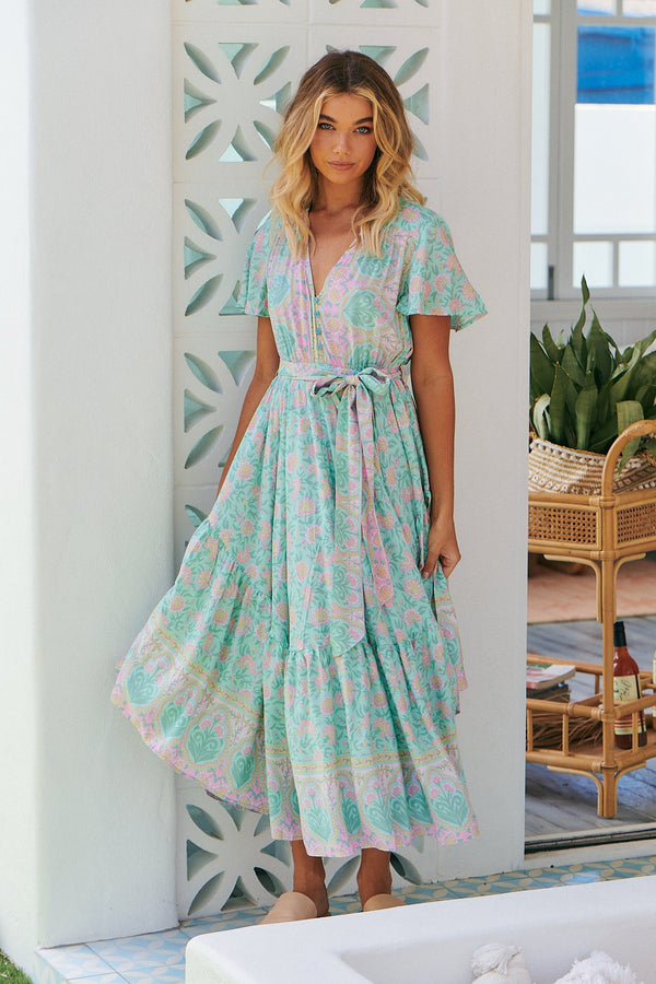 Sea Mist print Taurus Maxi - Jaase