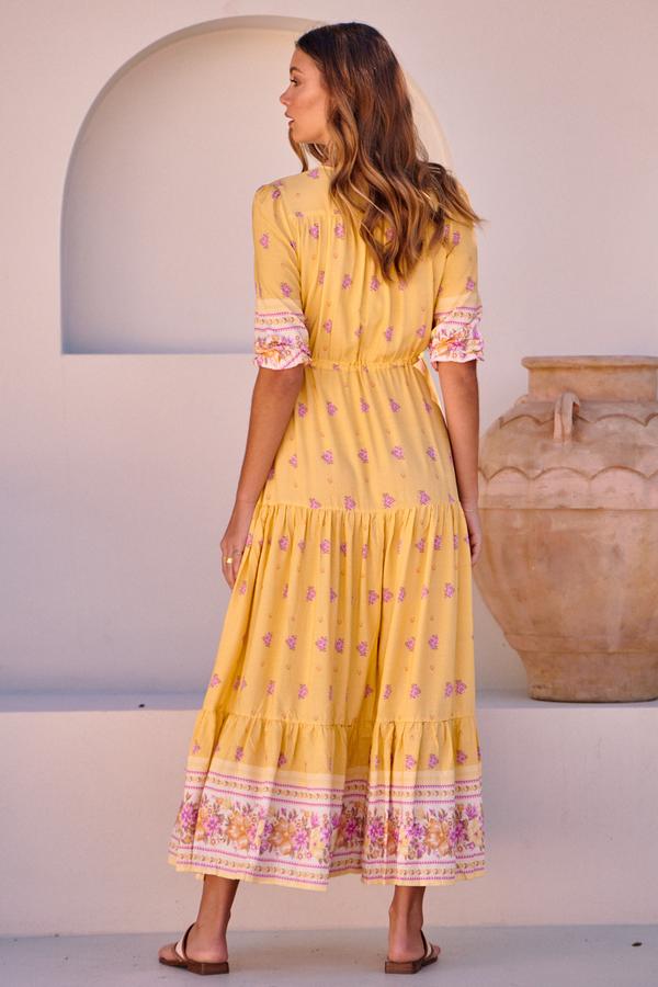 Golden Hour Print Tessa Maxi - JAASE