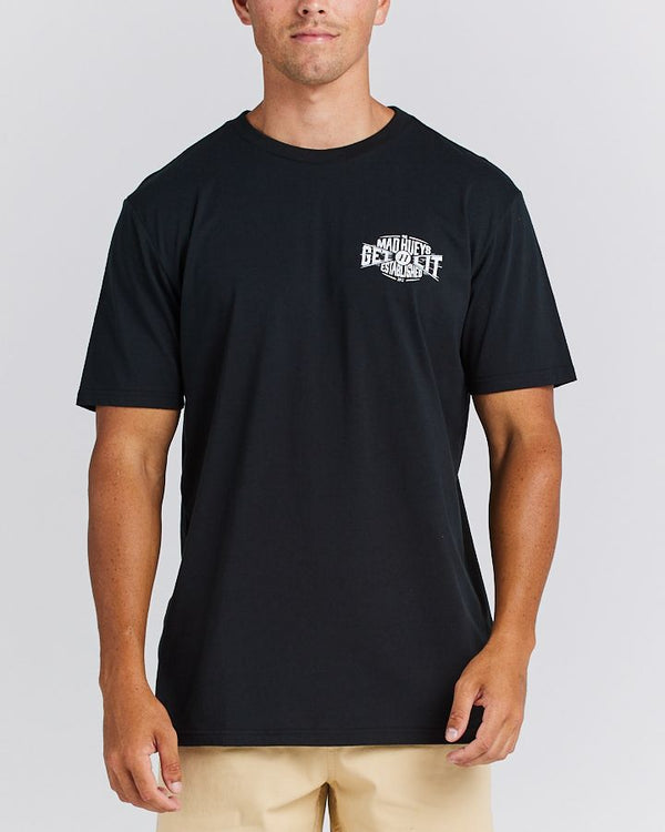 The Mad Hueys Get Lit SS Tee - Black