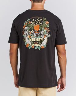 The Mad Hueys Loose In Paradise SS Tee - Vintage Black