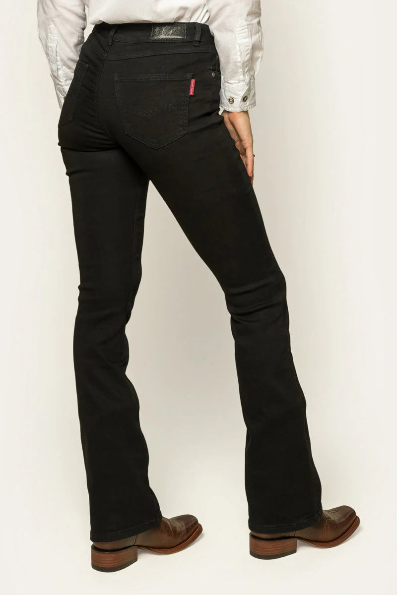 RINGERS WESTERN Katherine Mid Rise Bootleg Jeans - Black