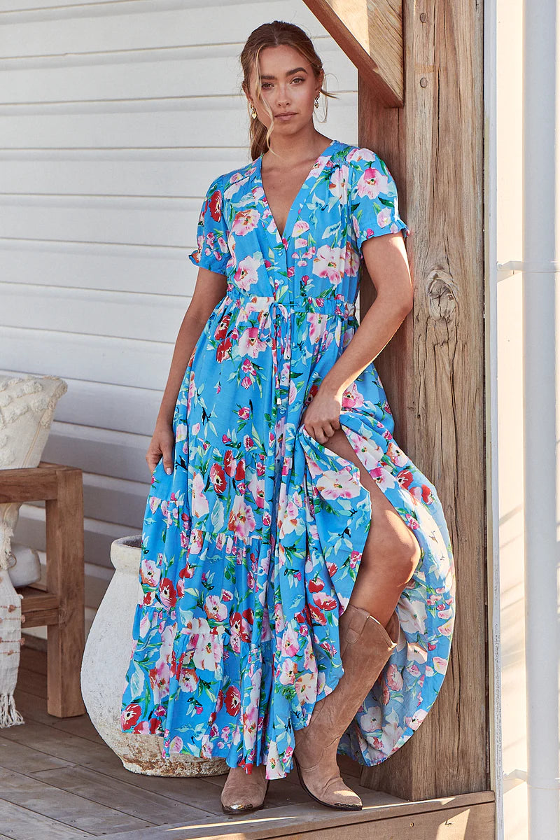 Imagination Print June Maxi Dress- Jaase