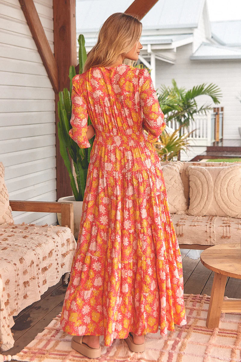 jaase floral maxi dress Heirloom Print Endless Summer Maxi Dress. By JAASE