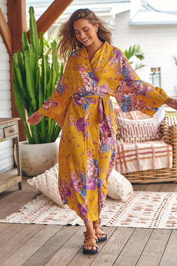 Sumaya Print Gallery Kimono - Jaase