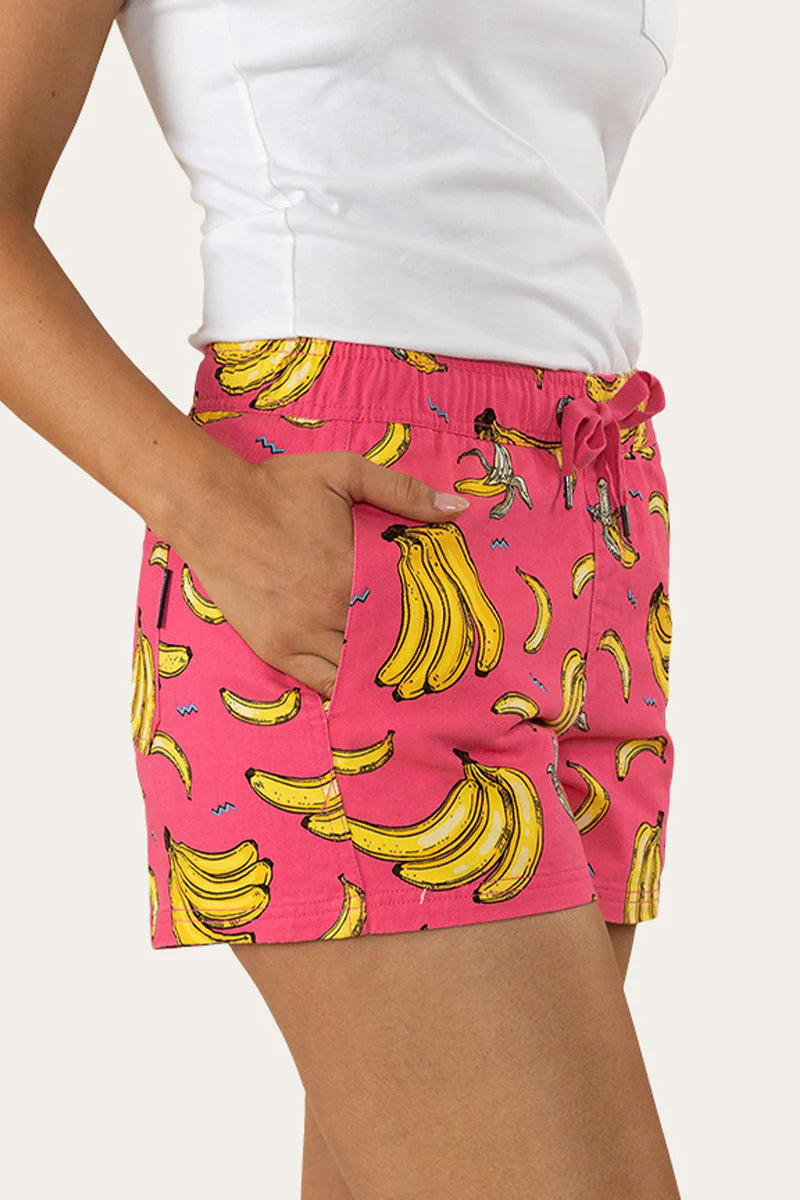 Ringers Western LIMITED EDITION WOMENS HEAVY WEIGHT RUGGERS - BANANA PRINT