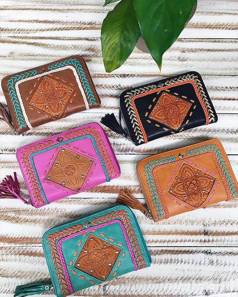 MAHIYA Gypset Wallet - Chocolate