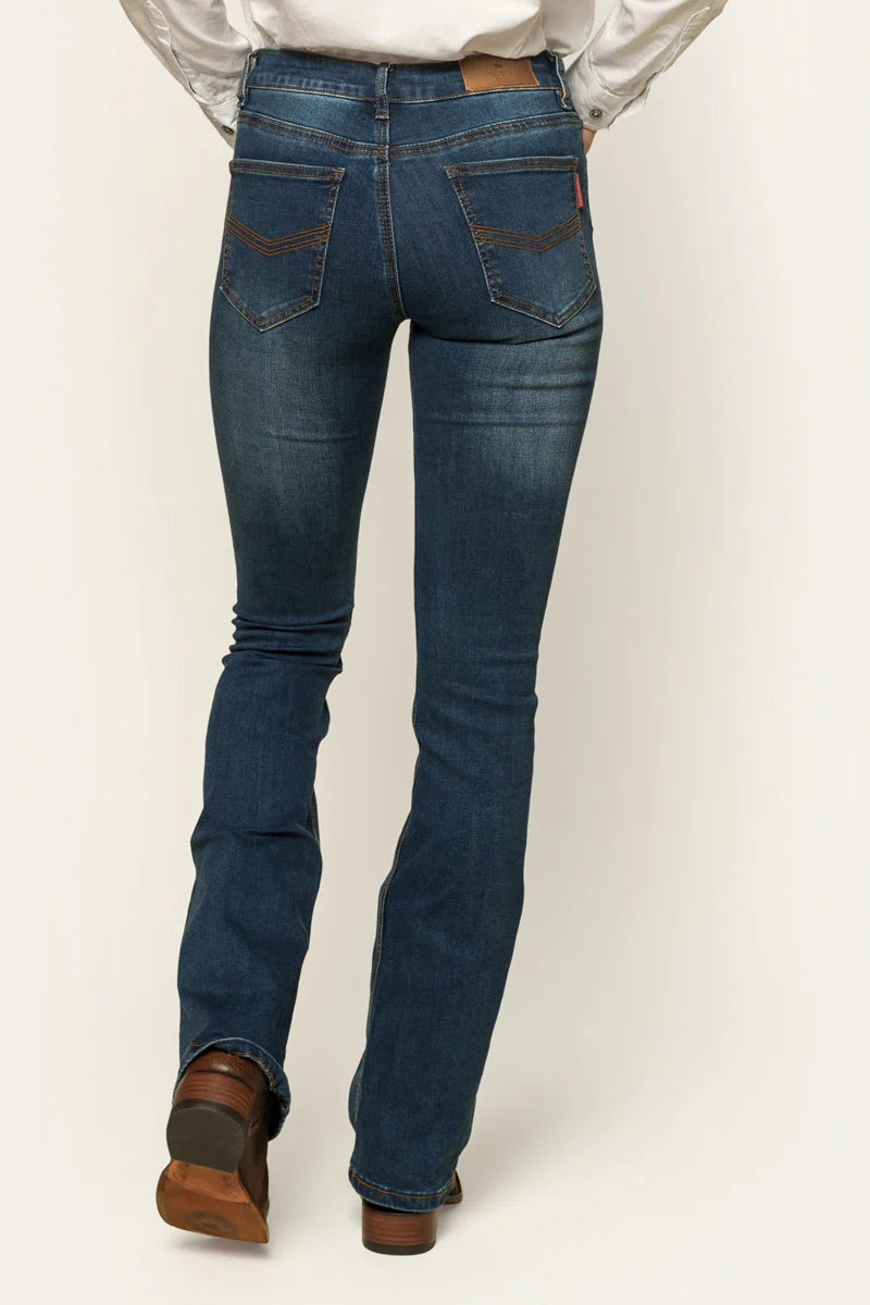 RINGERS WESTERN Katherine Mid Rise Bootleg Jeans - Classic Blue