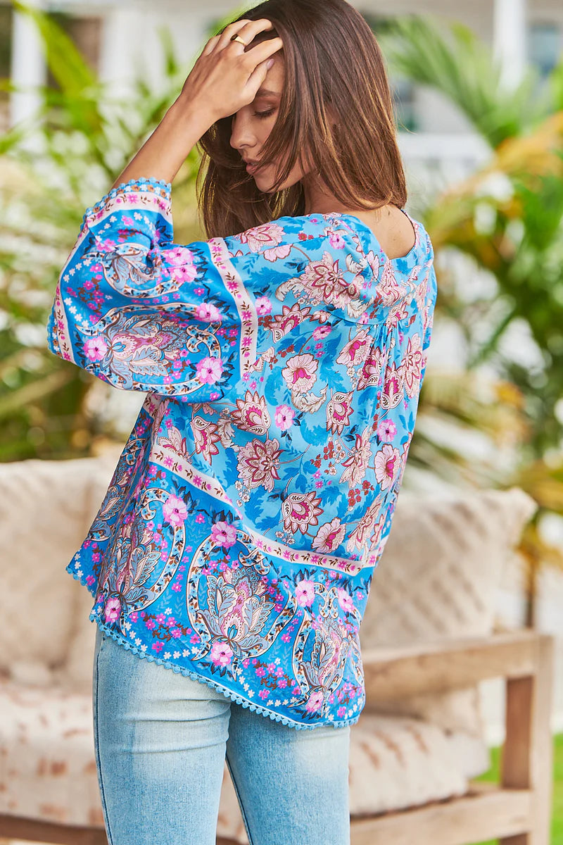 Keilani Print Gabriella Top - JAASE