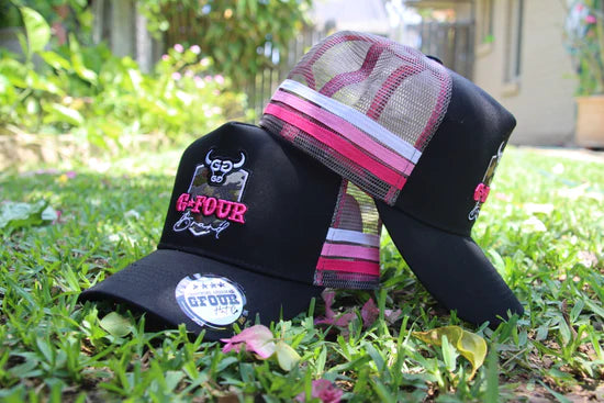 GFour Camo Logo 2.0 - Pink Deep Fit Trucker