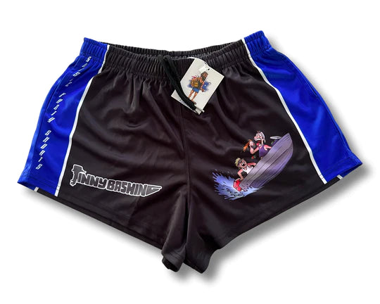 AFS "SLOSHY Tinny Bashing" Footy Shorts (With Pockets)