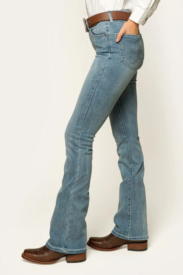 RINGERS WESTERN Katherine Mid Rise Bootleg Jeans - Light Blue