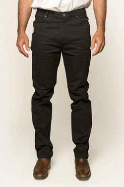 RINGER WESTERN Avondale Mens Drill Jeans -Black